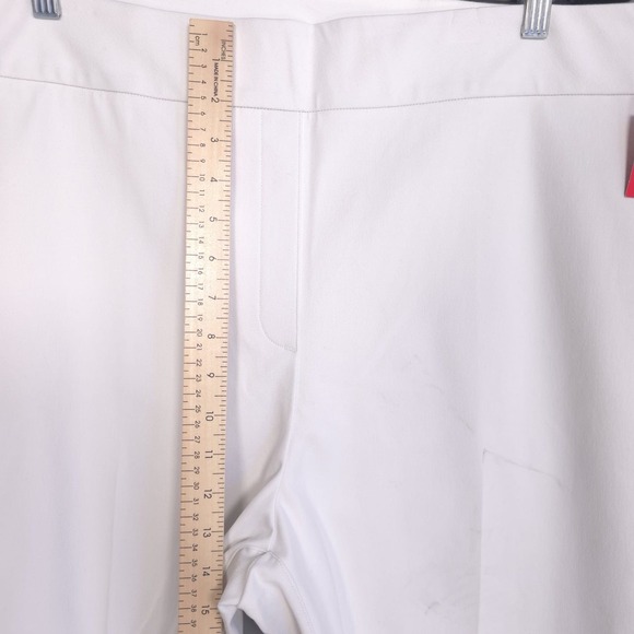 SPANX New Women's 3X Classic White Stretch Pull-on‎ Kick Flare Crop Pants 20373R - Picture 7 of 13